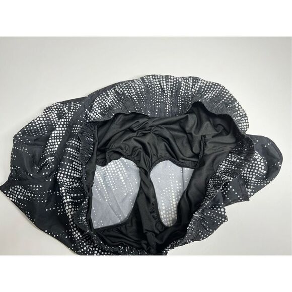 Danskin Women's Shorts size XL black, white, polyester - Picture 3 of 6